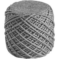 40x40 Teppich Pouf Royal 888 von Obsession silver