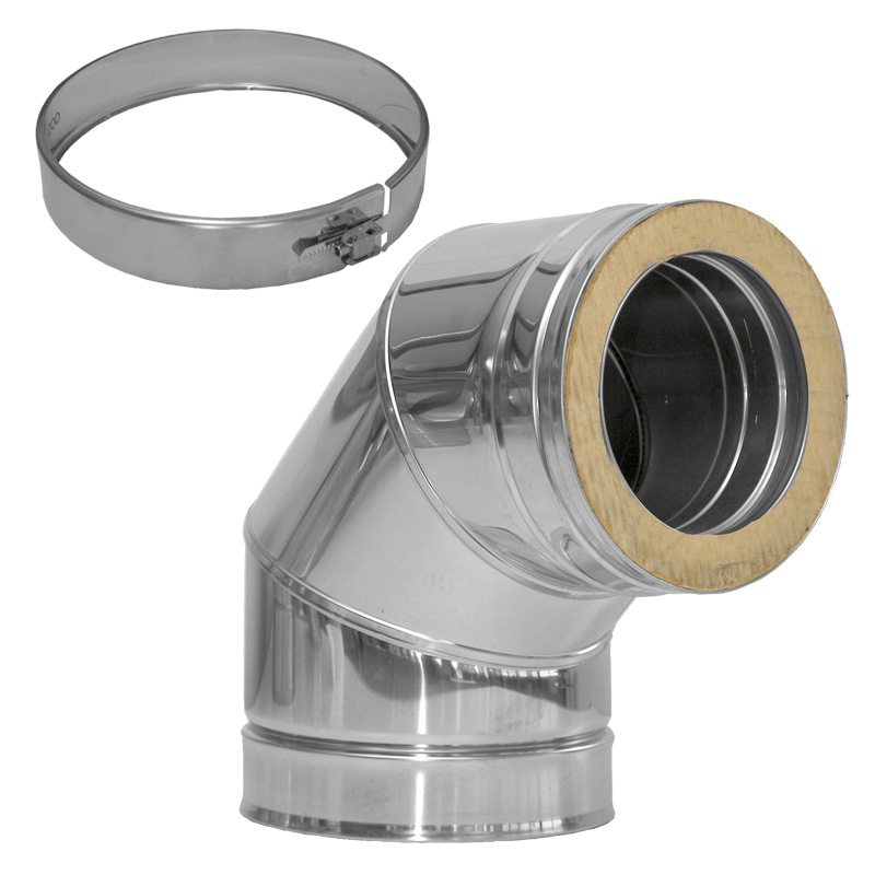 433/DN150 DW Winkel 90° Dinak 433/DN150 DW Winkel 90° Dinak von KaminStore24