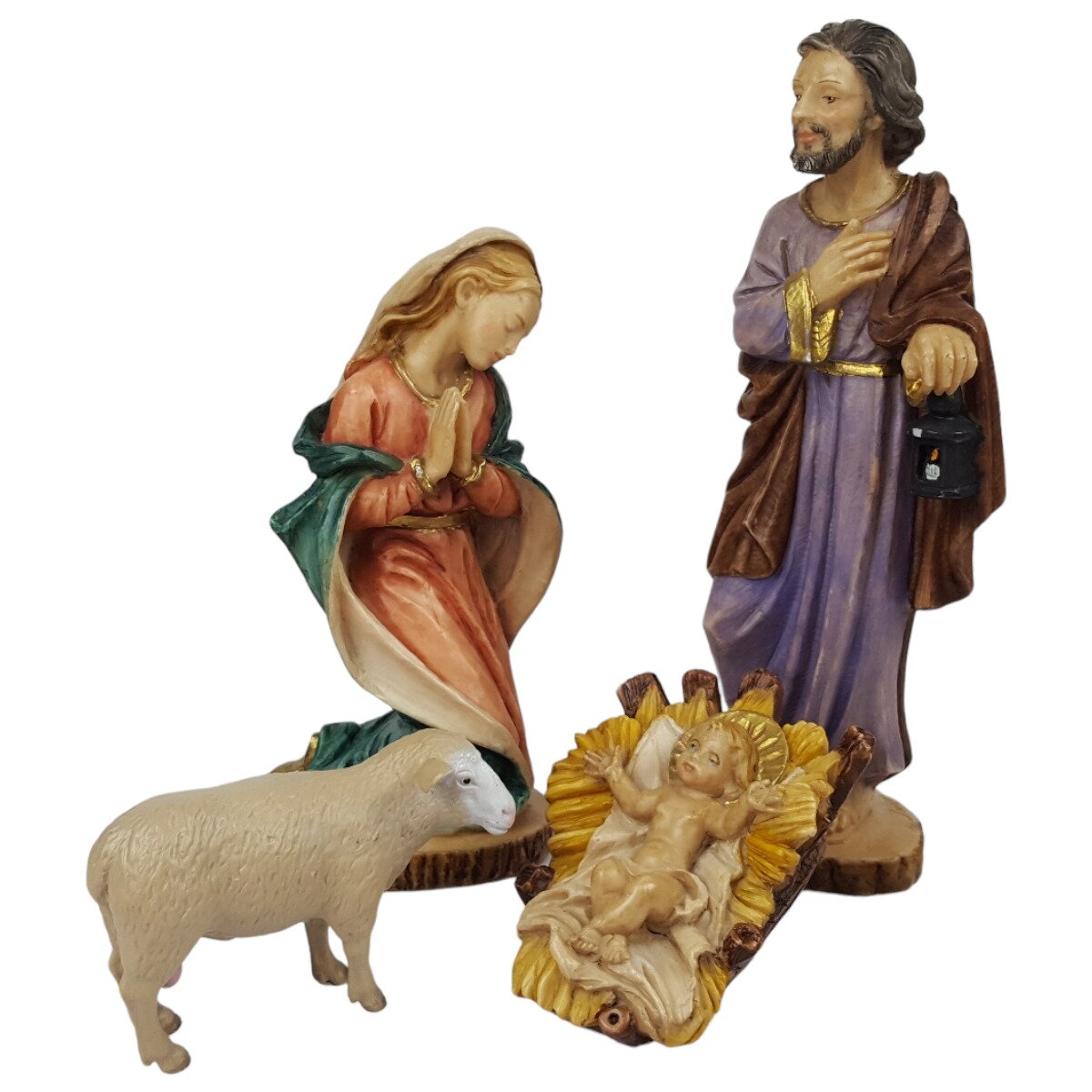 4er Set Krippenfiguren Heiligenfiguren Made in Italy