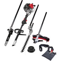 Multigartengerät MFH5200-4P Scheppach - 1,3 kW | 1,8 PS 2-Takt-Benzinmmotor | Seilzugstarter | 4in1-Funktion von Scheppach