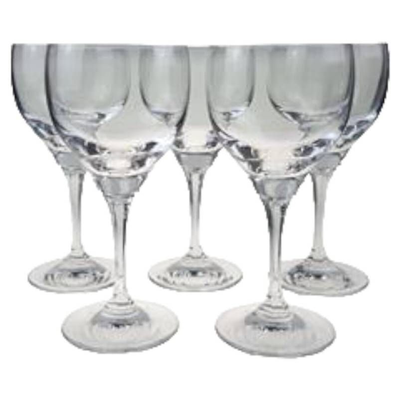 5er Set Weinglas 18,5 cm gebraucht - sehr gut