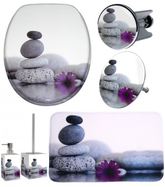 6-teiliges Badezimmer Set Energy Stones