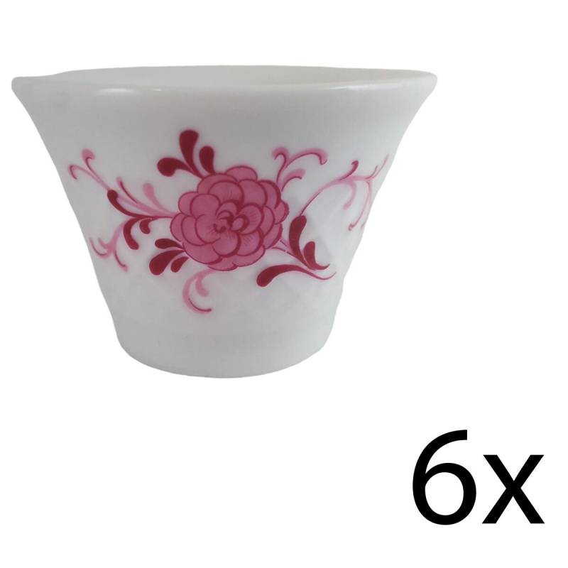 6er Set Eierbecher Seltmann Weiden Annabell rote Blüte 26043