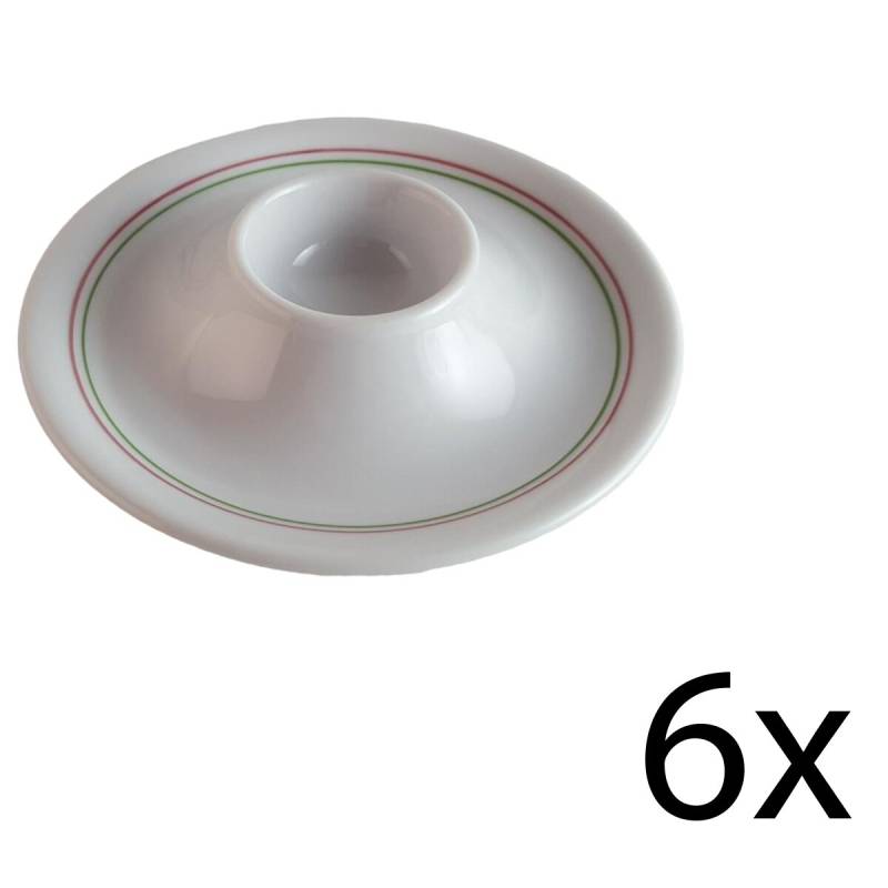 6er Set Eierbecher mit Schalenablage Eschenbach Toscana D 12,5 cm