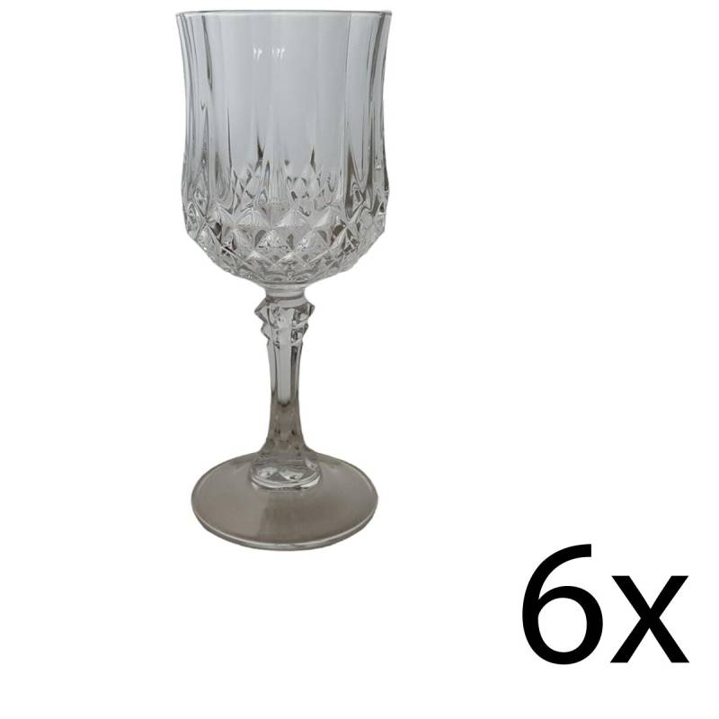 6er Set Weinglas 16,4 cm Cristal d'Arque Transparent gebraucht - gut