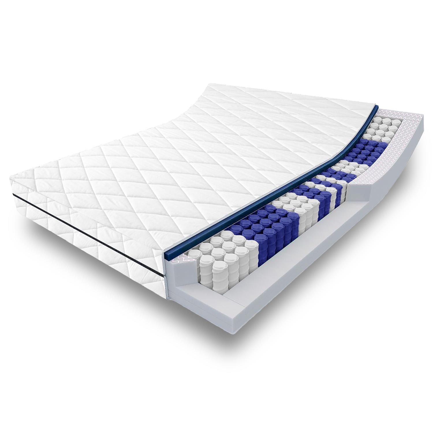 7 Zonen Taschenfederkernmatratze Sleezzz Superior 160 x 200 cm, Höhe 18 cm, Härtegrad H3 7 Zonen Taschenfederkernmatratze Sleezzz Superior 160 x 200 cm, Höhe 18 cm, Härtegrad H3