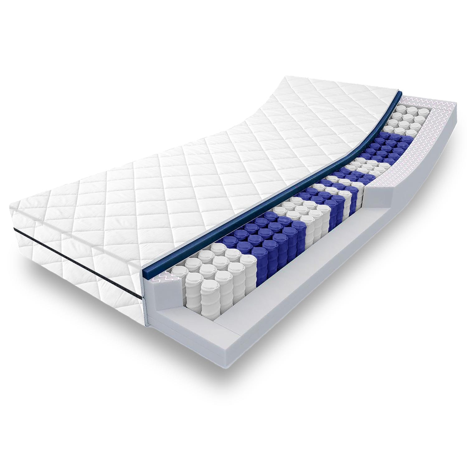 Taschenfederkernmatratze Sleezzz Superior 90 x 200 cm, Höhe 18 cm, Härtegrad H3 Taschenfederkernmatratze Sleezzz Superior 90 x 200 cm, Höhe 18 cm, Härtegrad H3