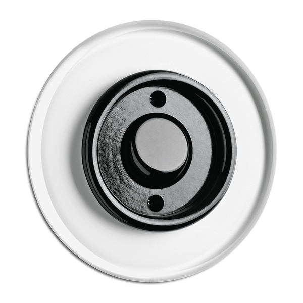 900.0008.GBS Wipptaster ohne Symbol, Unterputz-Schaltersystem Glas mit Bakelit s...