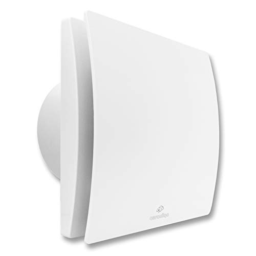Aerauliqa QD100HTBB – Axialsauger Durchmesser 99 mm – 8 W – 83 m3/h – 003140 – mit Feuchtigkeitskontrolle und Timer von AERAULIQA
