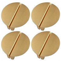 Ahlsen Champagnergold Schubladengriffe, 2,5' Halbmond Schubladengriffe von ALWAYSH