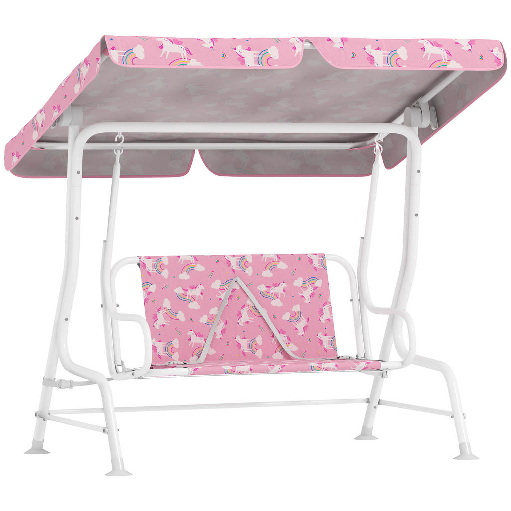 Aiyaplay Kinder, Rosa, Metall, 2-Sitzer, A-Form, 75x120x112 cm, Gartenmöbel, Hollywoodschaukeln Aiyaplay Kinder, Rosa, Metall, 2-Sitzer, A-Form, 75x120x112 cm, Gartenmöbel, Hollywoodschaukeln von AIYAPLAY