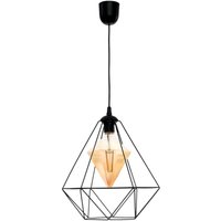 Milagro - alambre black Hängelampe 1xE27 4W Glühbirne inklusive von MILAGRO