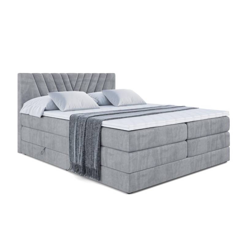 ALTDECOR BOXSPRINGBETT Grau