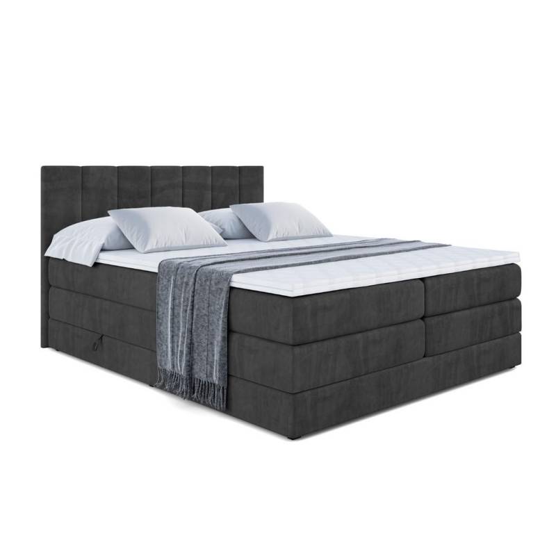 ALTDECOR BOXSPRINGBETT Schwarz