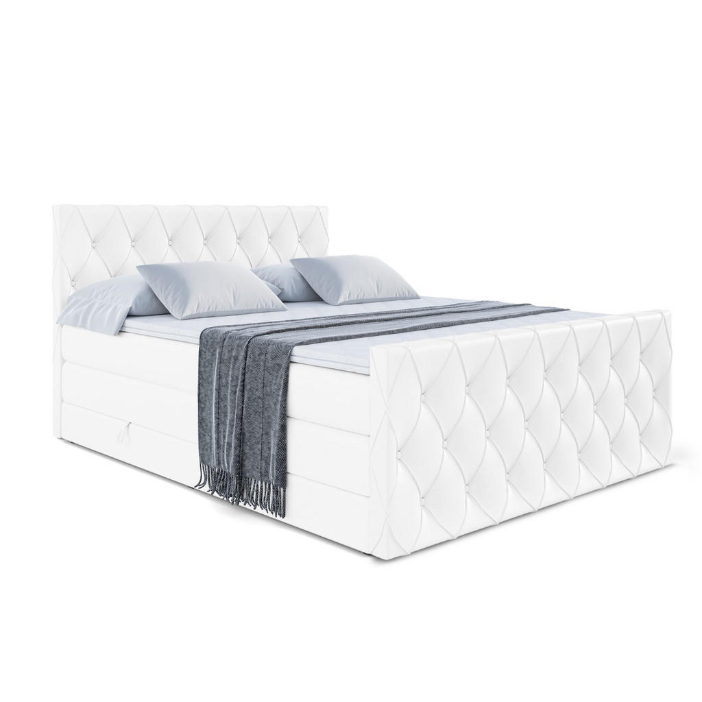 ALTDECOR BOXSPRINGBETT Weiß ALTDECOR BOXSPRINGBETT Weiß