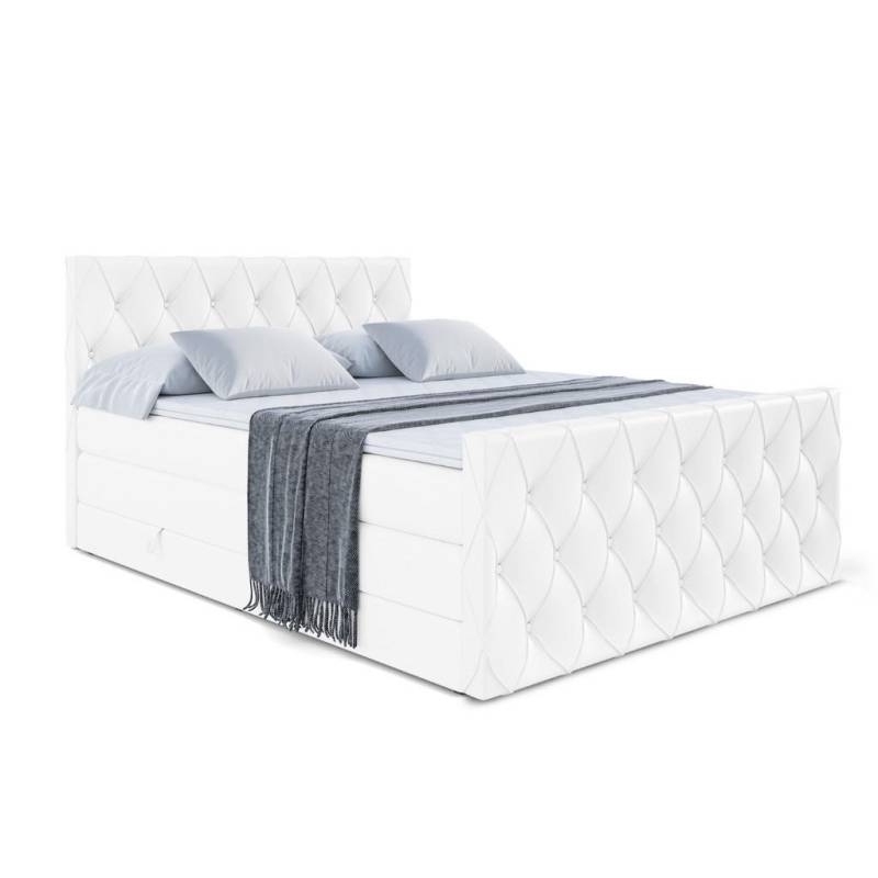 ALTDECOR BOXSPRINGBETT Weiß