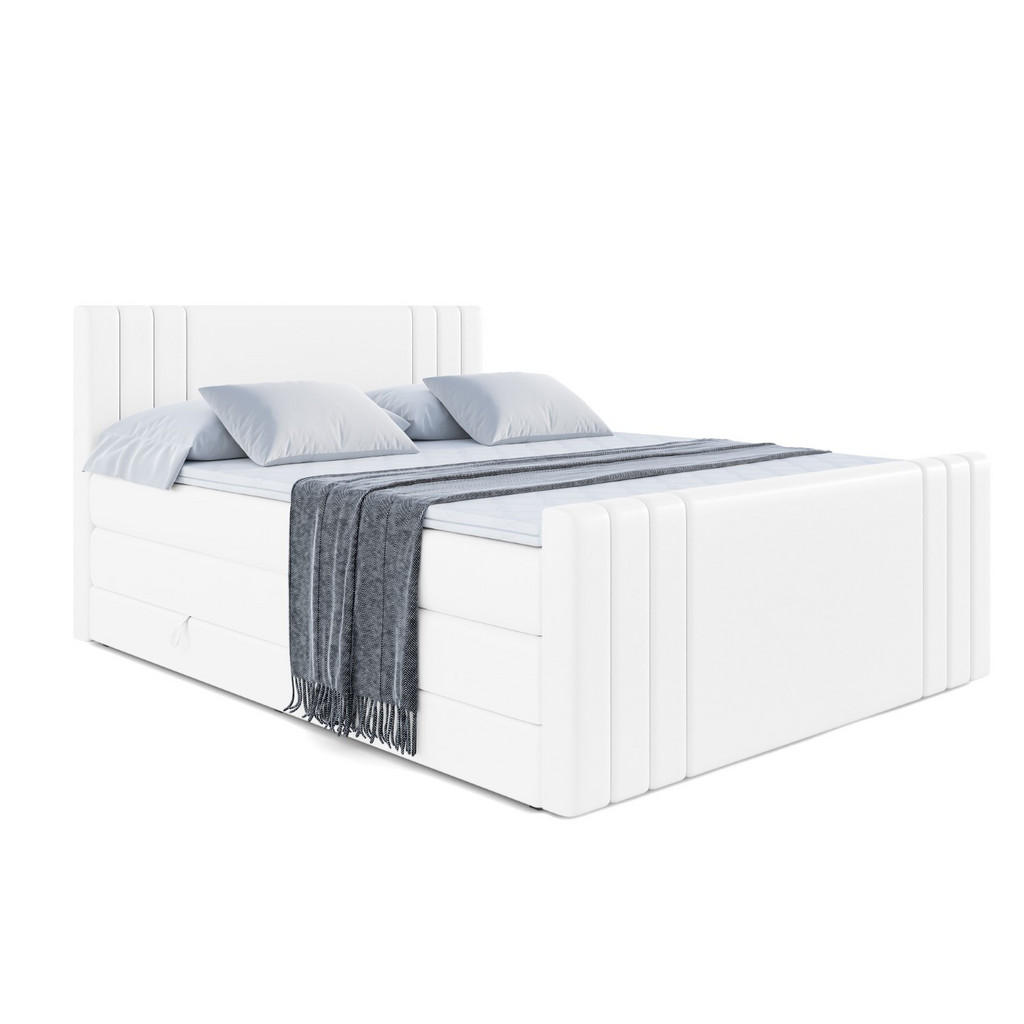 ALTDECOR BOXSPRINGBETT Weiß Hochglanz ALTDECOR BOXSPRINGBETT Weiß Hochglanz