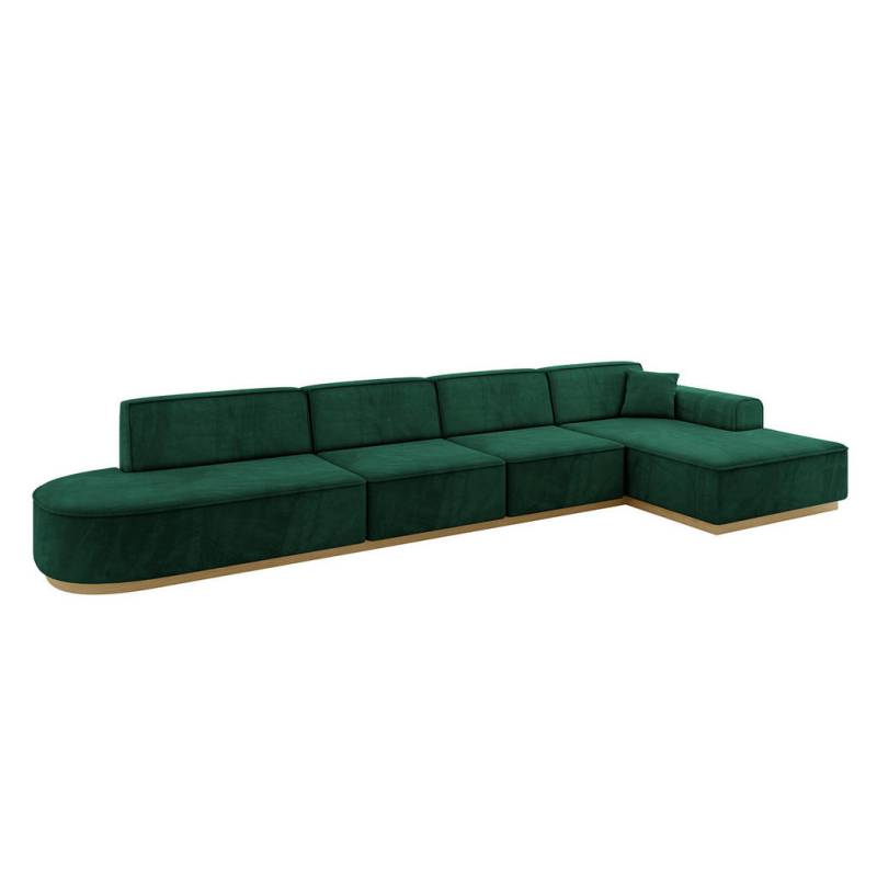 ALTDECOR ECKSOFA Dunkelgrün