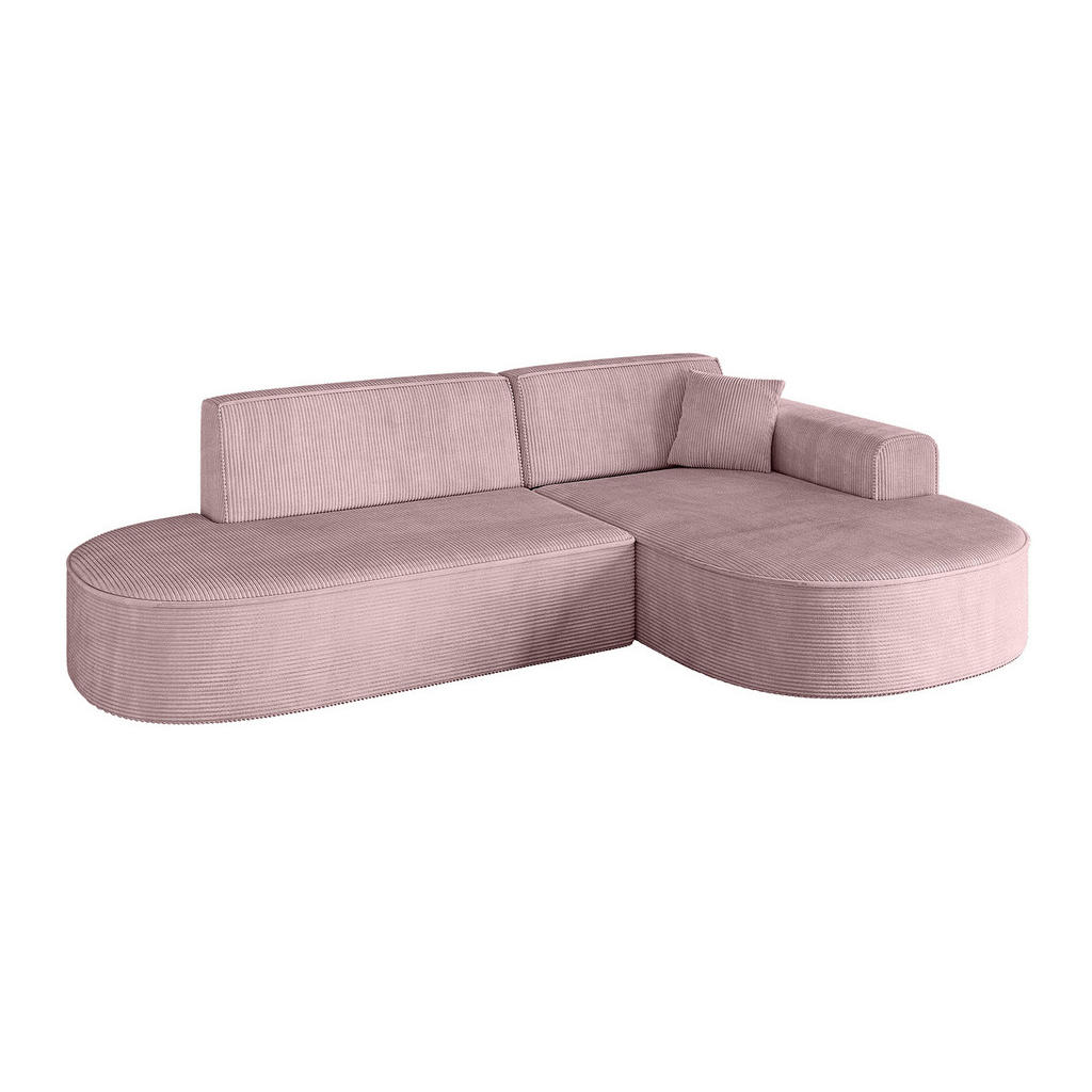 Altdecor Ecksofa, Rosa, Textil, 3-Sitzer, L-Form, Ottomane rechts, 234x163 cm, Wohnzimmer, Sofas & Couches, Wohnlandschaften, Ecksofas Altdecor Ecksofa, Rosa, Textil, 3-Sitzer, L-Form, Ottomane rechts, 234x163 cm, Wohnzimmer, Sofas & Couches, Wohnlandschaften, Ecksofas von ALTDECOR