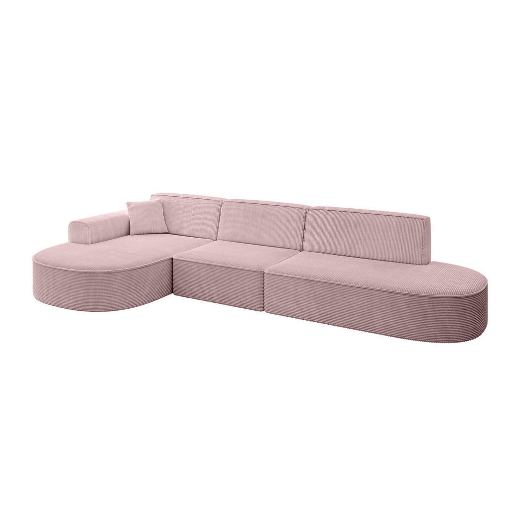 Altdecor Ecksofa, Rosa, Textil, 4-Sitzer, Ottomane links, L-Form, 321x171 cm, Wohnzimmer, Sofas & Couches, Wohnlandschaften, Ecksofas Altdecor Ecksofa, Rosa, Textil, 4-Sitzer, Ottomane links, L-Form, 321x171 cm, Wohnzimmer, Sofas & Couches, Wohnlandschaften, Ecksofas von ALTDECOR