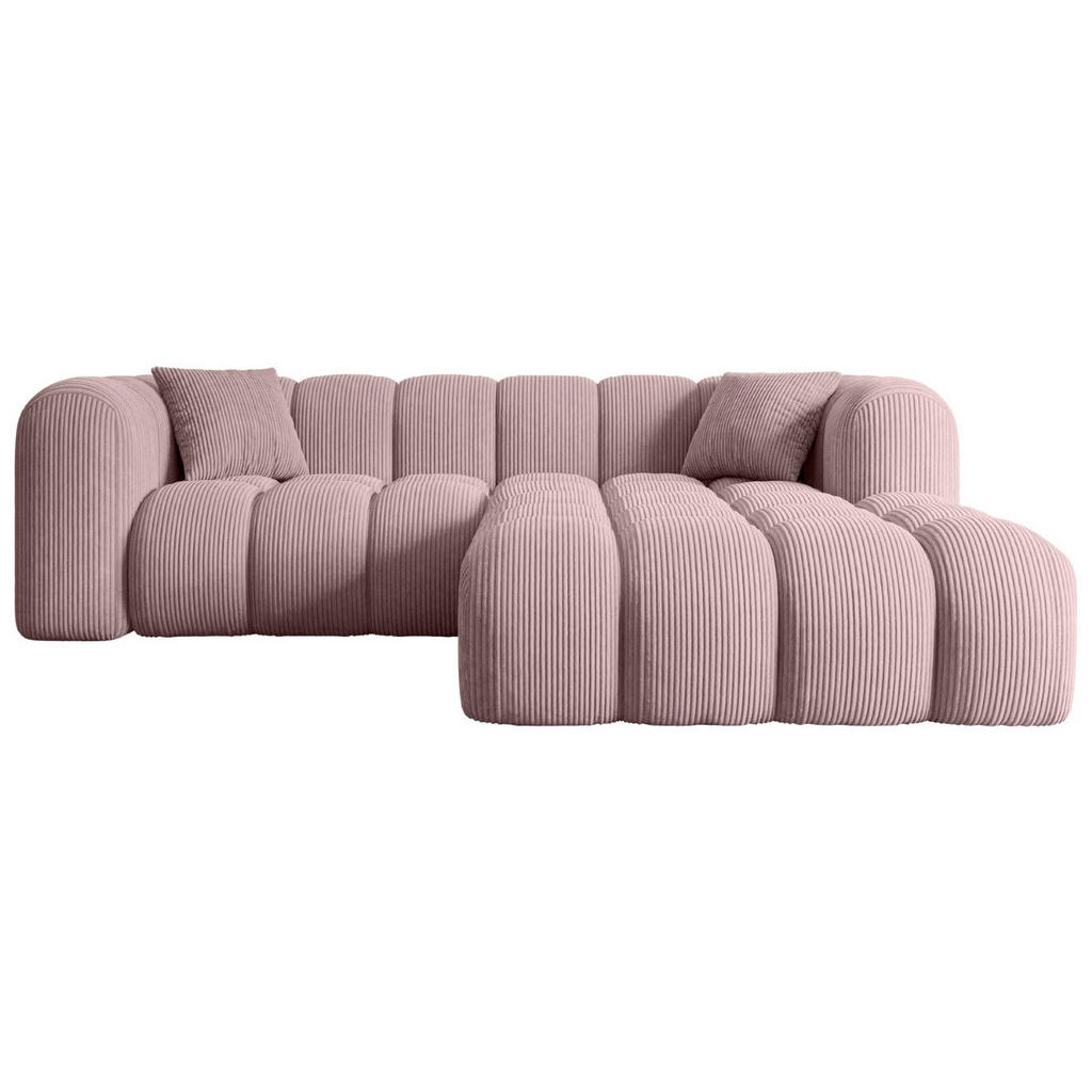 Altdecor Ecksofa, Rosa, Textil, 5-Sitzer, L-Form, Ottomane rechts, 231x173 cm, Wohnzimmer, Sofas & Couches, Wohnlandschaften, Ecksofas Altdecor Ecksofa, Rosa, Textil, 5-Sitzer, L-Form, Ottomane rechts, 231x173 cm, Wohnzimmer, Sofas & Couches, Wohnlandschaften, Ecksofas von ALTDECOR