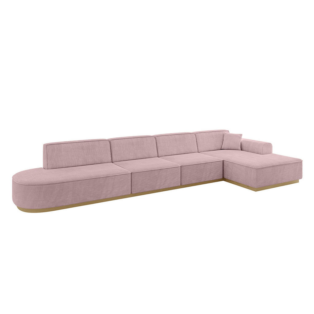 Altdecor Ecksofa, Rosa, Textil, 5-Sitzer, L-Form, 412x165 cm, Wohnzimmer, Sofas & Couches, Wohnlandschaften, Ecksofas Altdecor Ecksofa, Rosa, Textil, 5-Sitzer, L-Form, 412x165 cm, Wohnzimmer, Sofas & Couches, Wohnlandschaften, Ecksofas von ALTDECOR
