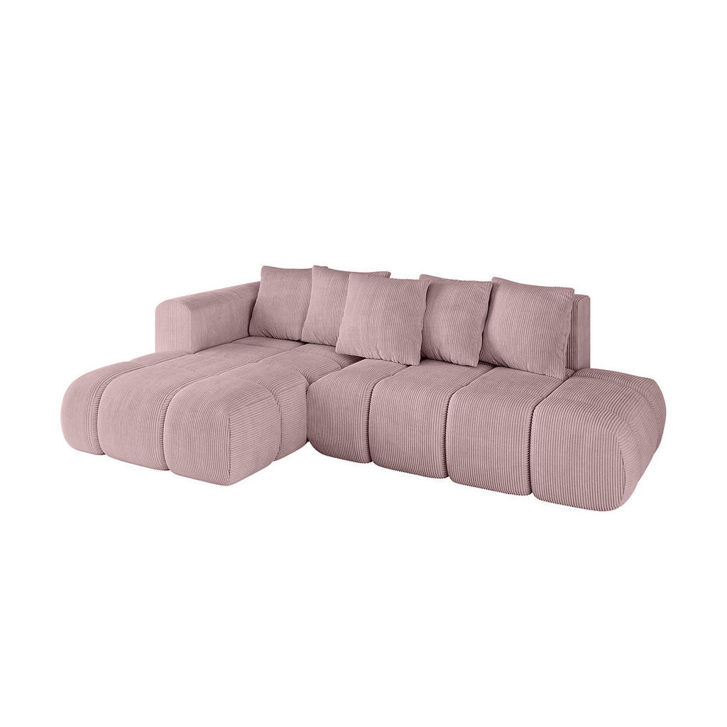 Altdecor Ecksofa, Rosa, Textil, 4-Sitzer, L-Form, Ottomane links, 289x180 cm, Wohnzimmer, Sofas & Couches, Wohnlandschaften, Ecksofas Altdecor Ecksofa, Rosa, Textil, 4-Sitzer, L-Form, Ottomane links, 289x180 cm, Wohnzimmer, Sofas & Couches, Wohnlandschaften, Ecksofas von ALTDECOR