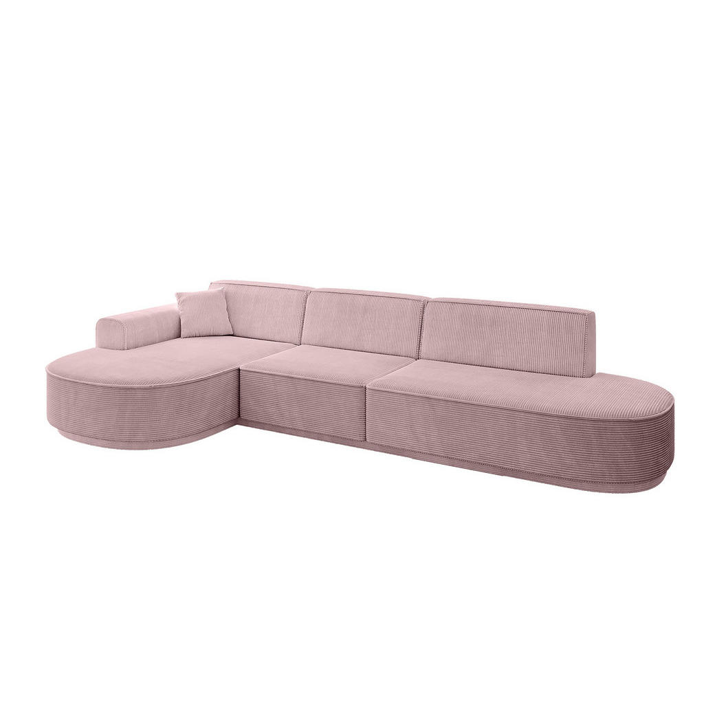Altdecor Ecksofa, Rosa, Textil, 4-Sitzer, 328x171 cm, Wohnzimmer, Sofas & Couches, Wohnlandschaften, Ecksofas Altdecor Ecksofa, Rosa, Textil, 4-Sitzer, 328x171 cm, Wohnzimmer, Sofas & Couches, Wohnlandschaften, Ecksofas von ALTDECOR