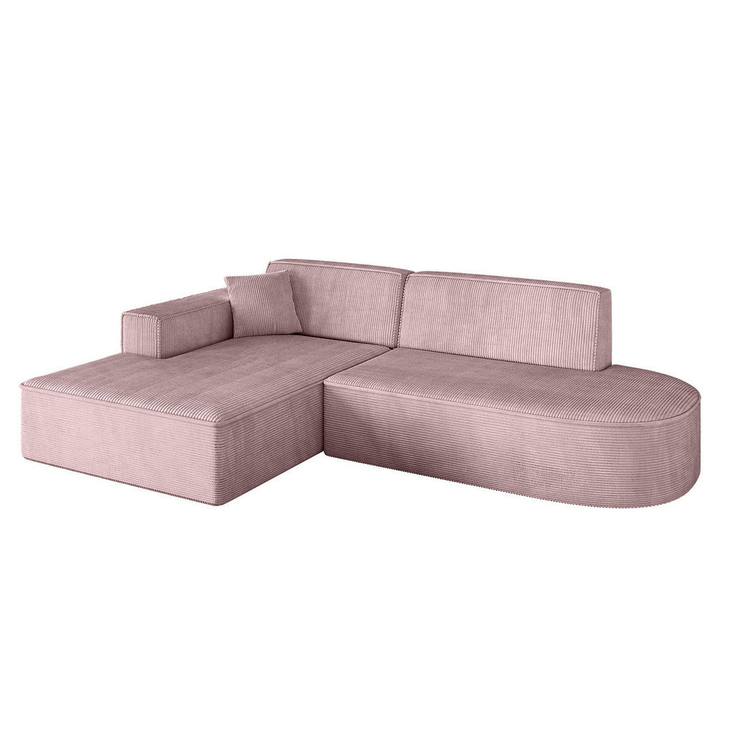 Altdecor Ecksofa, Rosa, Textil, 3-Sitzer, 232x165 cm, Wohnzimmer, Sofas & Couches, Wohnlandschaften, Ecksofas Altdecor Ecksofa, Rosa, Textil, 3-Sitzer, 232x165 cm, Wohnzimmer, Sofas & Couches, Wohnlandschaften, Ecksofas von ALTDECOR
