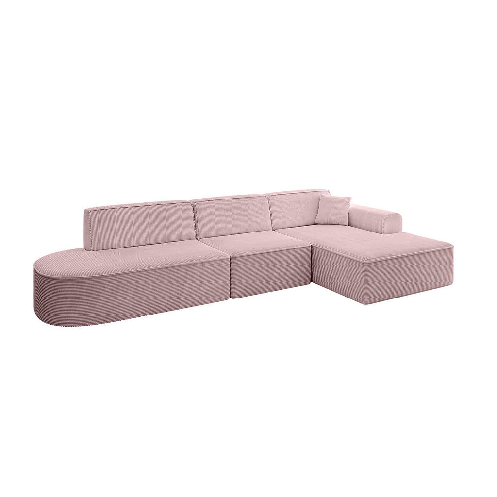 Altdecor Ecksofa, Rosa, Textil, 4-Sitzer, 327x165 cm, Wohnzimmer, Sofas & Couches, Wohnlandschaften, Ecksofas Altdecor Ecksofa, Rosa, Textil, 4-Sitzer, 327x165 cm, Wohnzimmer, Sofas & Couches, Wohnlandschaften, Ecksofas von ALTDECOR