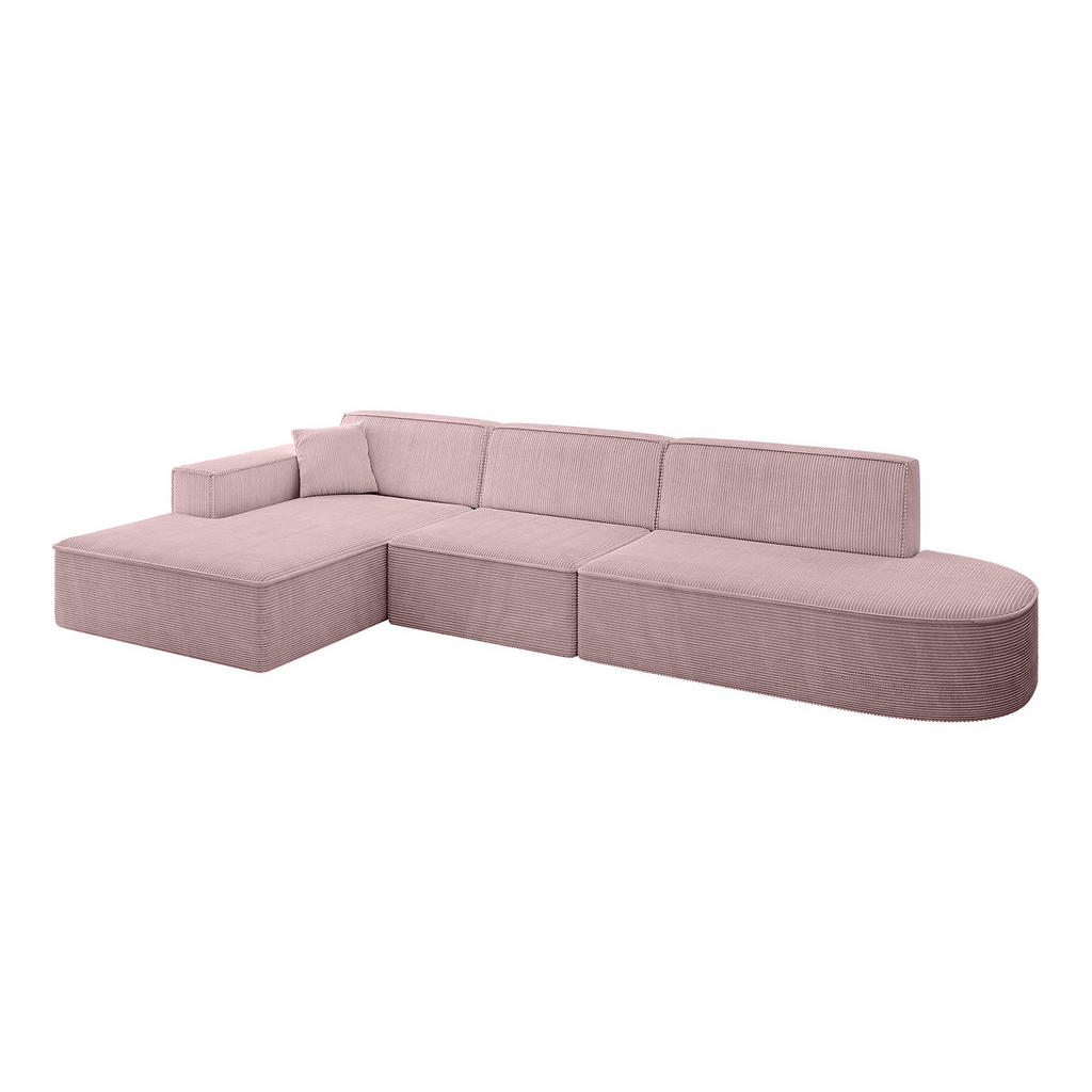 Altdecor Ecksofa, Rosa, Textil, 4-Sitzer, 327x165 cm, Wohnzimmer, Sofas & Couches, Wohnlandschaften, Ecksofas Altdecor Ecksofa, Rosa, Textil, 4-Sitzer, 327x165 cm, Wohnzimmer, Sofas & Couches, Wohnlandschaften, Ecksofas von ALTDECOR