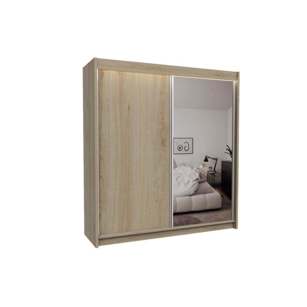 ALTDECOR KLEIDERSCHRANK Braun