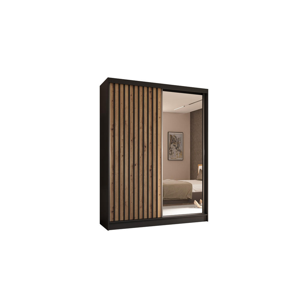 ALTDECOR KLEIDERSCHRANK Schwarz ALTDECOR KLEIDERSCHRANK Schwarz