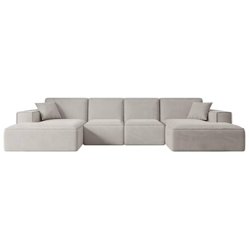ALTDECOR WOHNLANDSCHAFT Hellbraun