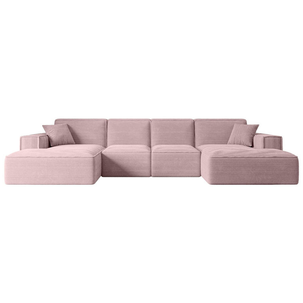 Altdecor Wohnlandschaft, Rosa, Textil, 6-Sitzer, U-Form, 349x80x169 cm, Wohnzimmer, Sofas & Couches, Wohnlandschaften, Wohnlandschaften in U-Form Altdecor Wohnlandschaft, Rosa, Textil, 6-Sitzer, U-Form, 349x80x169 cm, Wohnzimmer, Sofas & Couches, Wohnlandschaften, Wohnlandschaften in U-Form von ALTDECOR