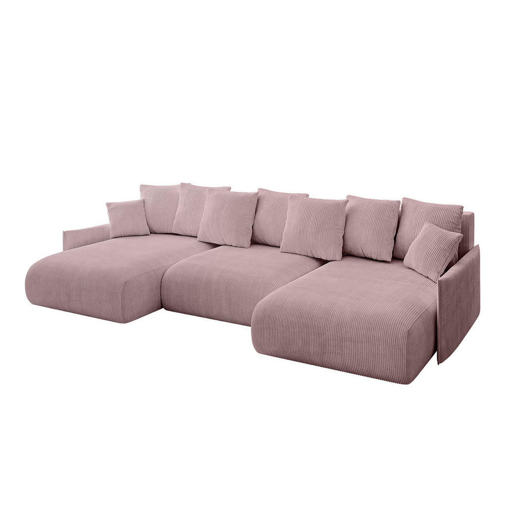 Altdecor Wohnlandschaft, Rosa, Textil, 6-Sitzer, U-Form, 317x72x177 cm, Wohnzimmer, Sofas & Couches, Wohnlandschaften, Wohnlandschaften in U-Form Altdecor Wohnlandschaft, Rosa, Textil, 6-Sitzer, U-Form, 317x72x177 cm, Wohnzimmer, Sofas & Couches, Wohnlandschaften, Wohnlandschaften in U-Form von ALTDECOR