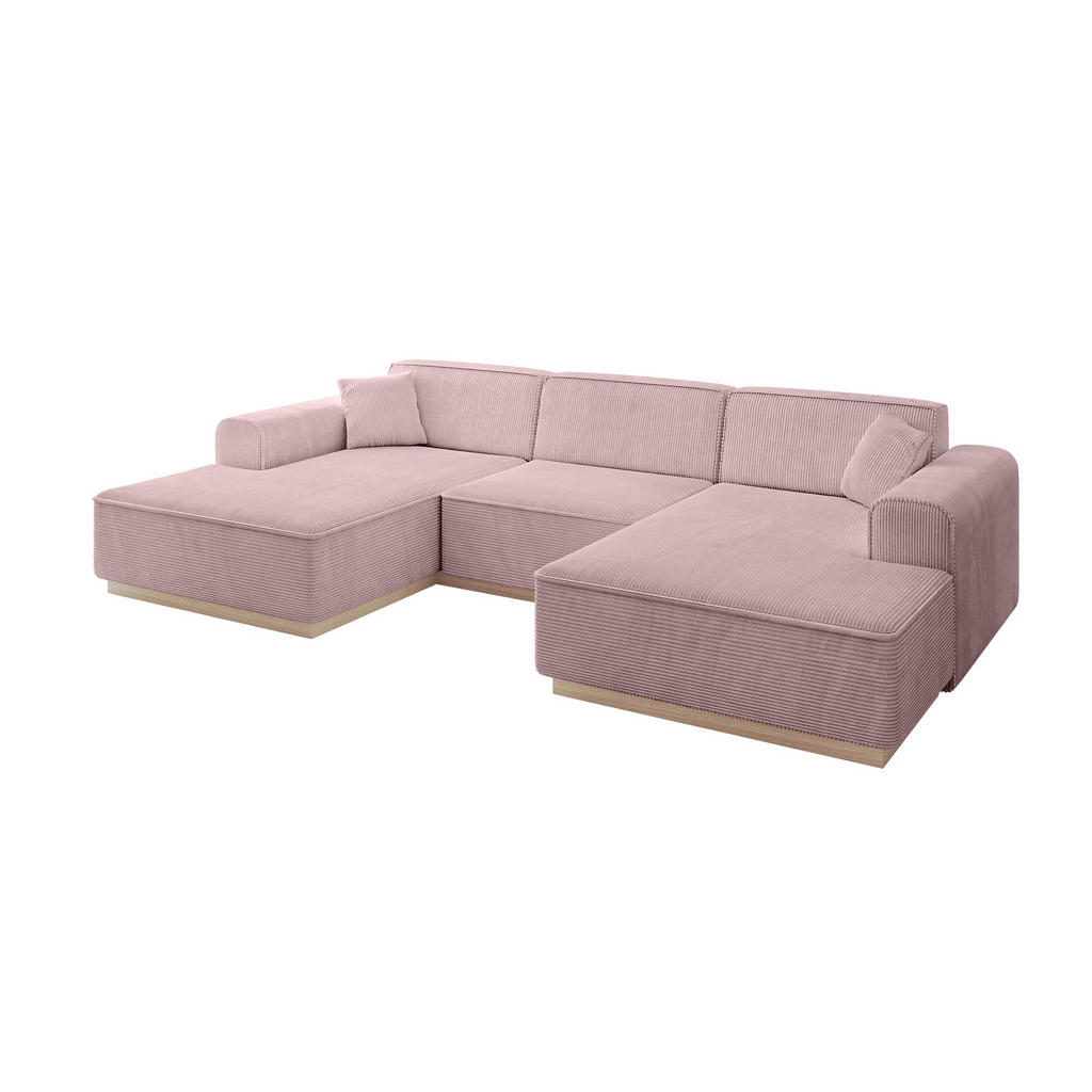 Altdecor Wohnlandschaft, Rosa, Textil, 4-Sitzer, 301x80x165 cm, Wohnzimmer, Sofas & Couches, Wohnlandschaften, Wohnlandschaften in U-Form Altdecor Wohnlandschaft, Rosa, Textil, 4-Sitzer, 301x80x165 cm, Wohnzimmer, Sofas & Couches, Wohnlandschaften, Wohnlandschaften in U-Form von ALTDECOR