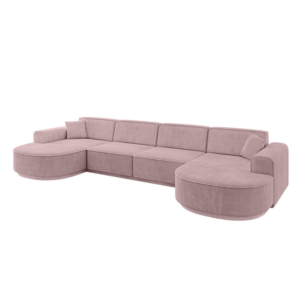 Altdecor Wohnlandschaft, Rosa, Textil, 6-Sitzer, 388x83x171 cm, Wohnzimmer, Sofas & Couches, Wohnlandschaften, Wohnlandschaften in U-Form Altdecor Wohnlandschaft, Rosa, Textil, 6-Sitzer, 388x83x171 cm, Wohnzimmer, Sofas & Couches, Wohnlandschaften, Wohnlandschaften in U-Form von ALTDECOR