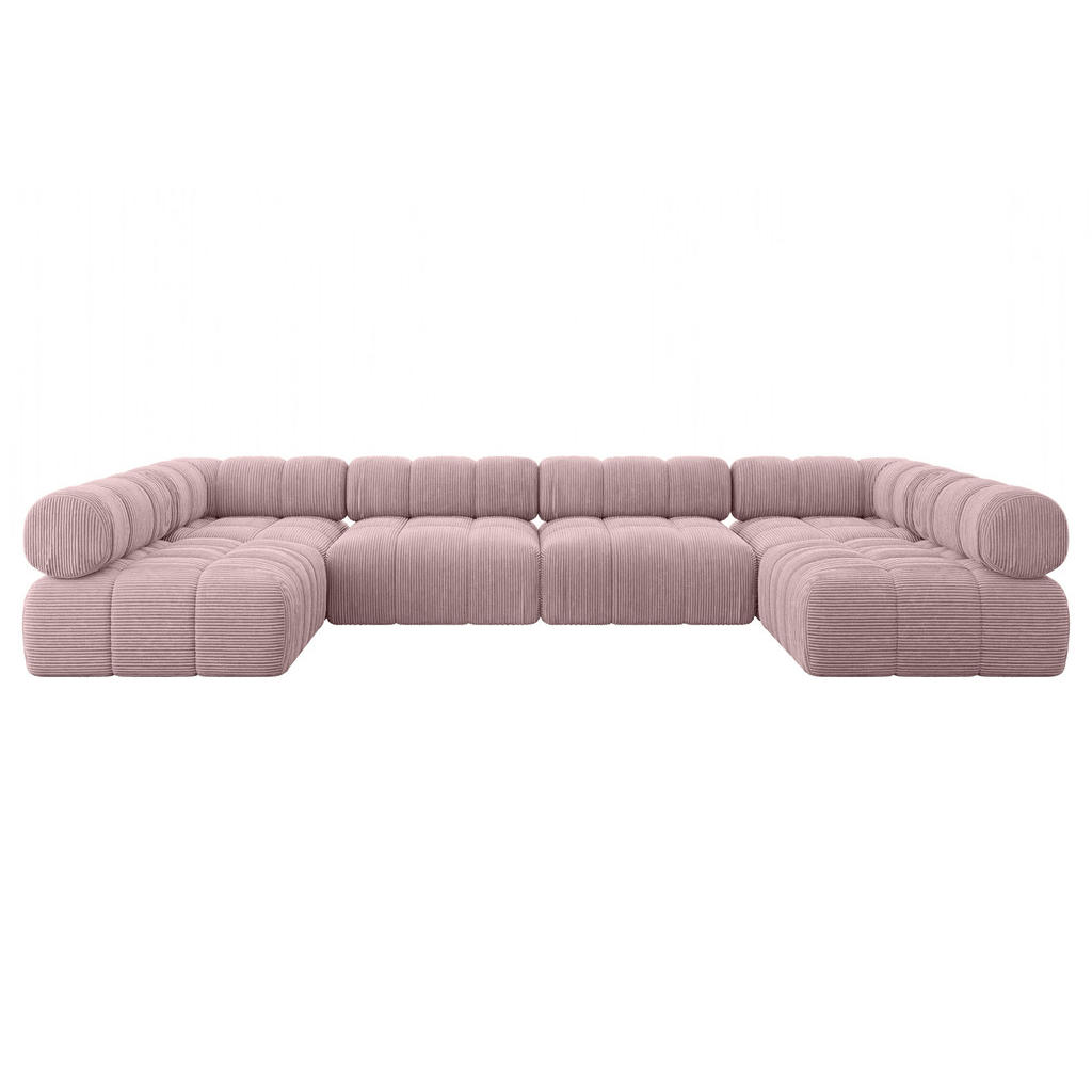 Altdecor Wohnlandschaft, Rosa, Textil, 7-Sitzer, U-Form, 380x70x190 cm, Wohnzimmer, Sofas & Couches, Wohnlandschaften, Wohnlandschaften in U-Form Altdecor Wohnlandschaft, Rosa, Textil, 7-Sitzer, U-Form, 380x70x190 cm, Wohnzimmer, Sofas & Couches, Wohnlandschaften, Wohnlandschaften in U-Form von ALTDECOR