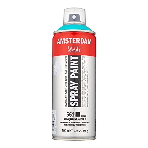 AMSTERDAM Spray Paint, 400 ml Dose, 661 Türkisgrün von Amsterdam