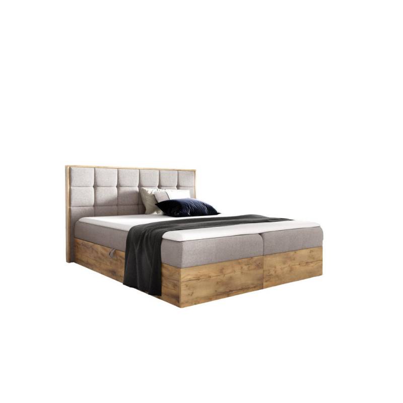 AN-Moebel 4u BOXSPRINGBETT Beige
