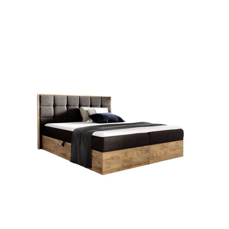 AN-Moebel 4u BOXSPRINGBETT Braun