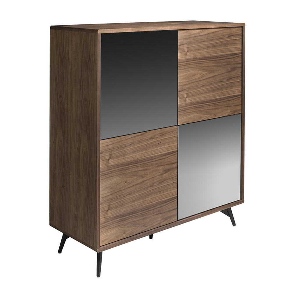 ANGEL CERDA HIGHBOARD Walnuss, Schwarz
