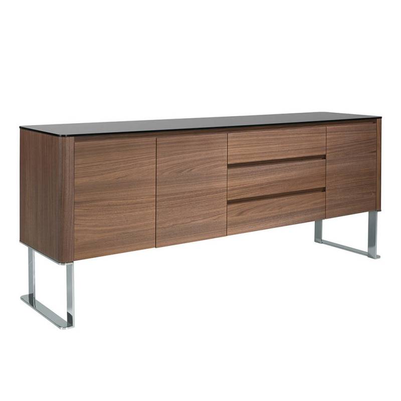 ANGEL CERDA SIDEBOARD Walnuss, Schwarz
