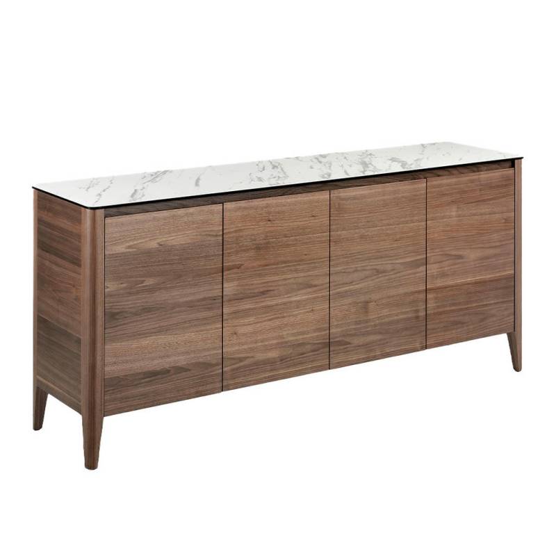 ANGEL CERDA SIDEBOARD Walnuss, Weiß