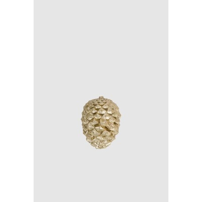ARTE - Dekohänger - Pinienzapfen - Polyresin - 8 cm - champagner