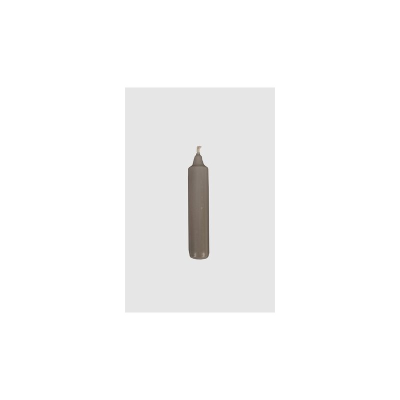 ARTE - Stabkerze - 11 cm - Paraffin - Hellgrau