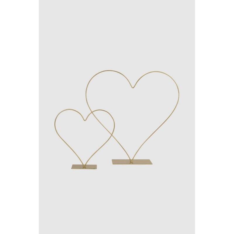 ARTE - Stand-Herz - Liebelei - Gold - S