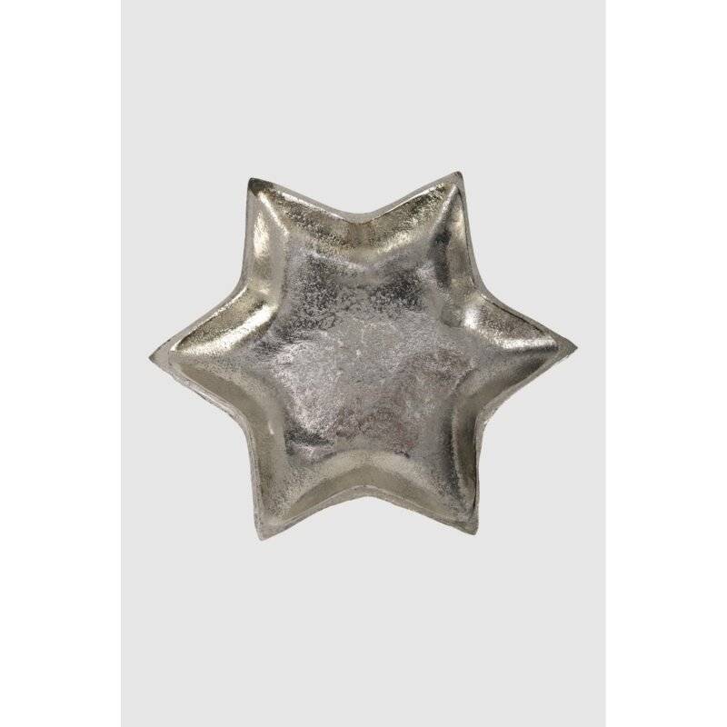 ARTE - Sternschale - Dorothea - 21x2 cm - silber - S