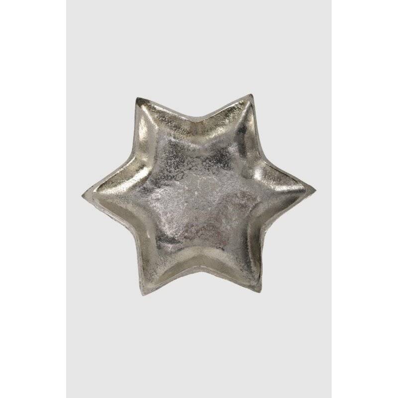 ARTE - Sternschale - Dorothea - 26 x 3 cm - silber - L